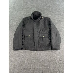 Spiewak Golden Fleece Jacket Mens Large Black Thinsulate Lined Workwear Bomber